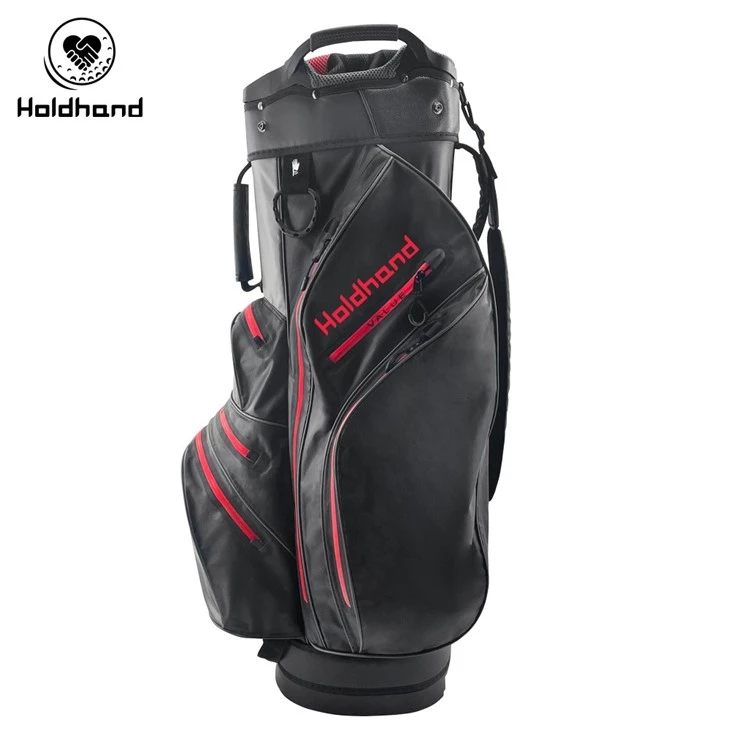 Adaptive Golf Bag With 15-zone Club Management, Dedicated Putter Alcove, Seven-pocket Hexagonal Array, Cool-down Beverage Pocket, Fatigue-fighting Carry Strap, And Storm-blocking Shield.