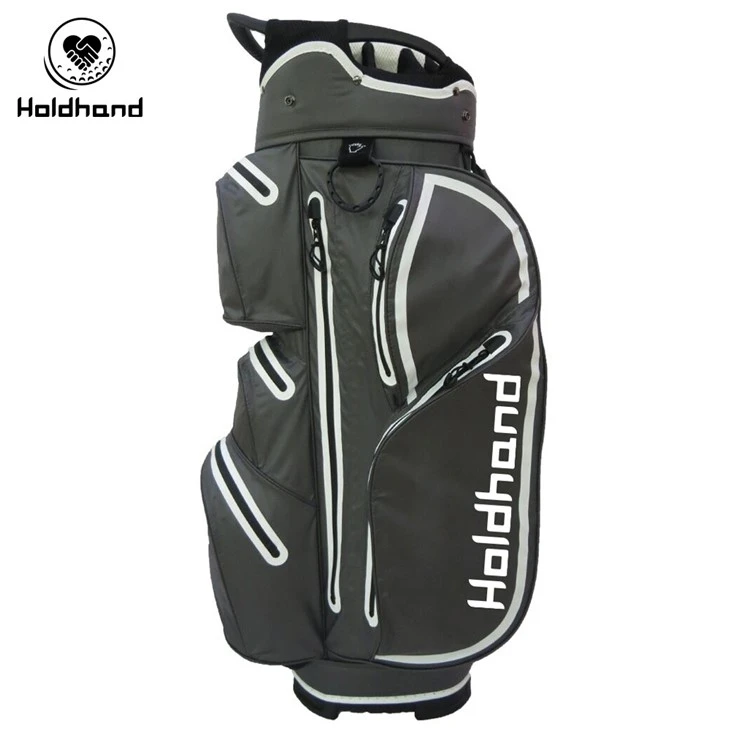 Lightweight Golf Cart Bag With 15-Way Top Dividers, Individual Putter Compartment, 7 Pockets, Cooler Bag, Shoulder Strap, And Rain Hood - Portable Carry Bag For Men And Women