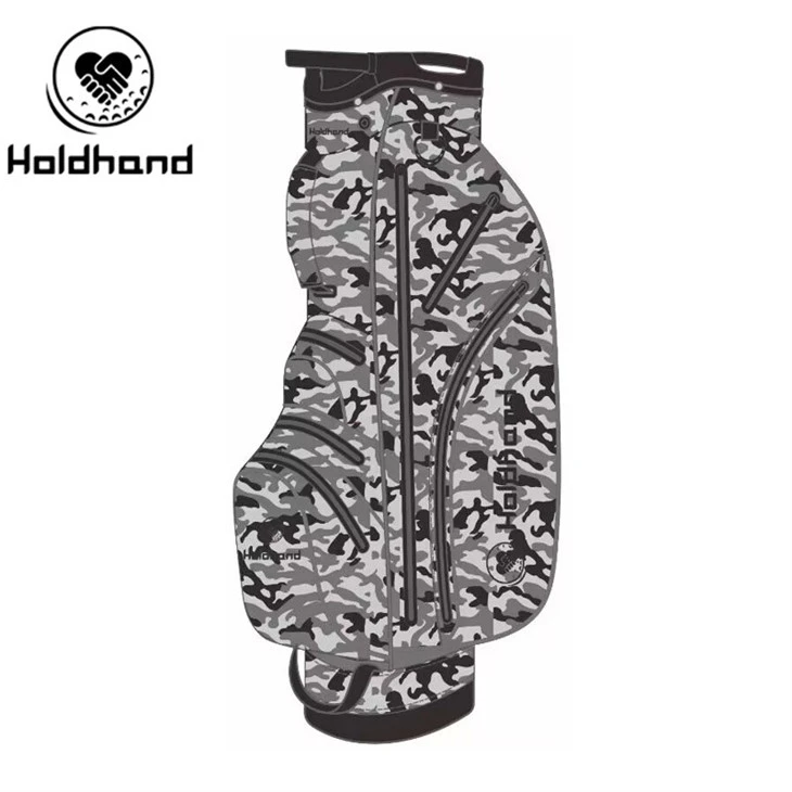 Streamlined Pro Golf Bag Offering 15-tier Club Sorting, Premium Putter Caddy, Multi-functional Storage, Beverage Chiller, Transformable Harness, And Quick-release Rain Cover – Unisex Design.