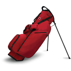 Tignarlegt Burgundy Polyester sérsniðið golf standartaska