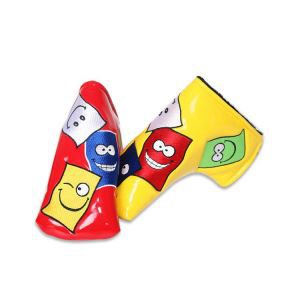 Brosandi andlit Fyndið blaðhúðuhlíf