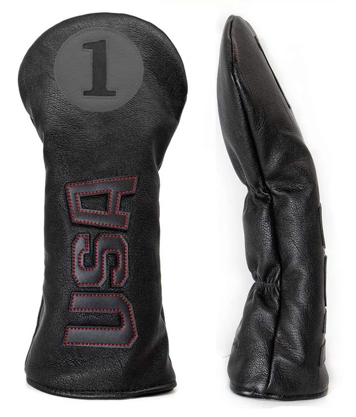 Custom Luxury Golf Headcover PU Leather Golf Driver Headcover